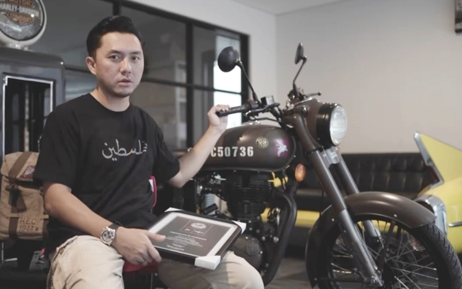 Demi Rakyat Palestina, Ananda Omesh Rela Lelang Motor Limited Edition Kesayangannya, Sudah Ditawar Rp 300 Juta