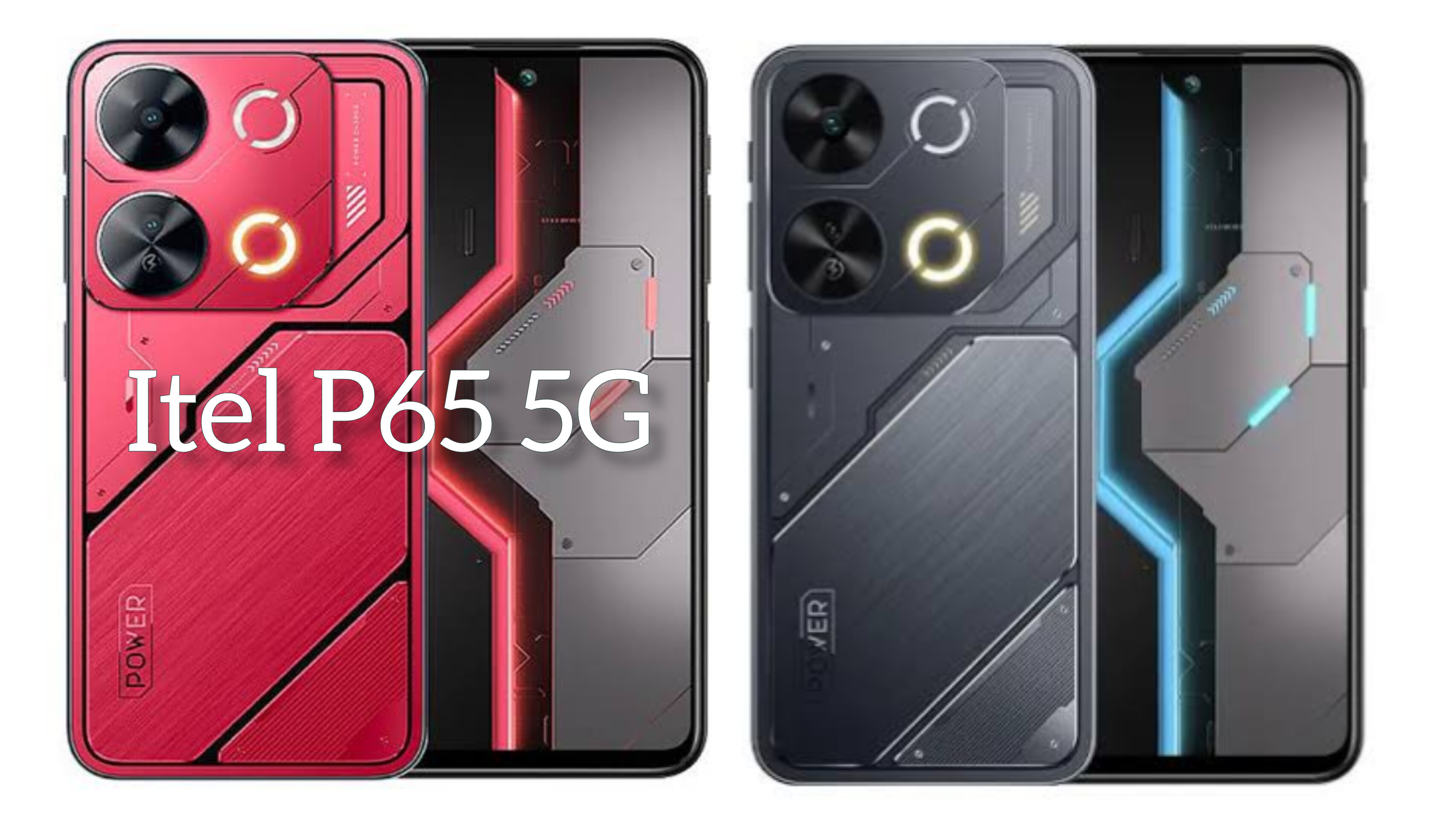 Hp Itel P65 5G Bawa Tampilan Desain Stylish Cyber Ala Mecha serta Kapasitas Baterai Raksasa 