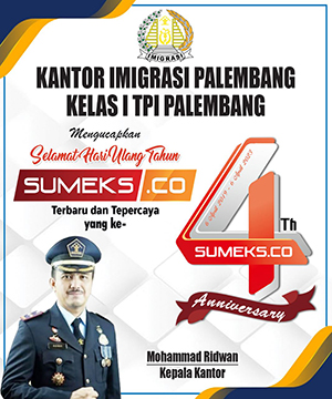Ucapan Hut Sumeks.co ke 4 Imigrasi Palembang