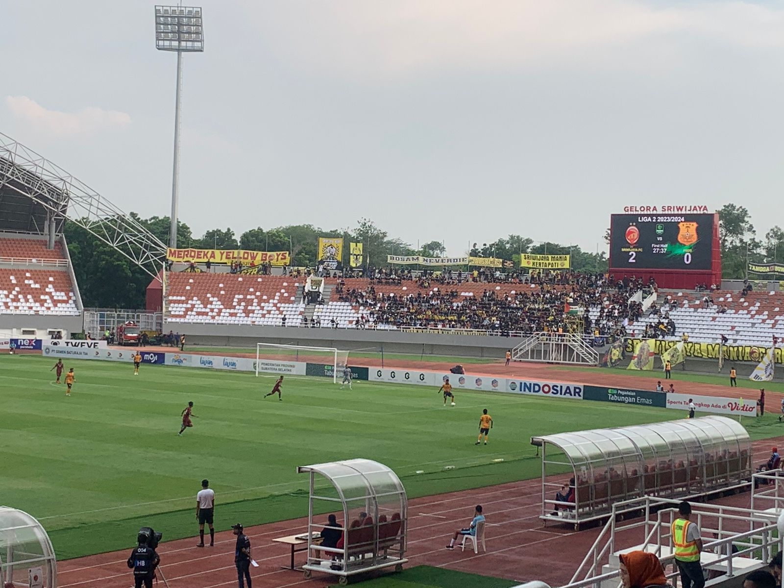 Babak Pertama Sriwijaya FC Ungguli PSDS Deli Serdang, Skor Sementara 3-0