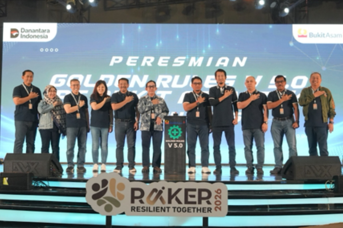 Perkuat Budaya Keselamatan Kerja, Bukit Asam Luncurkan Golden Rules Versi 5.0