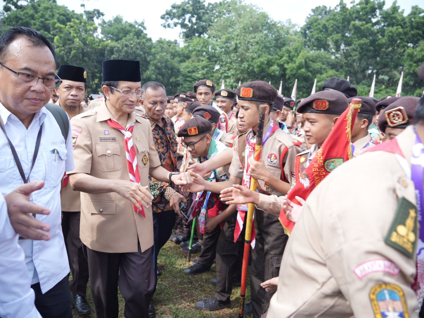 Siapkan Generasi Adaptif dan Kreatif, Menag akan Kembangkan Gerakan Kepramukaan Madrasah