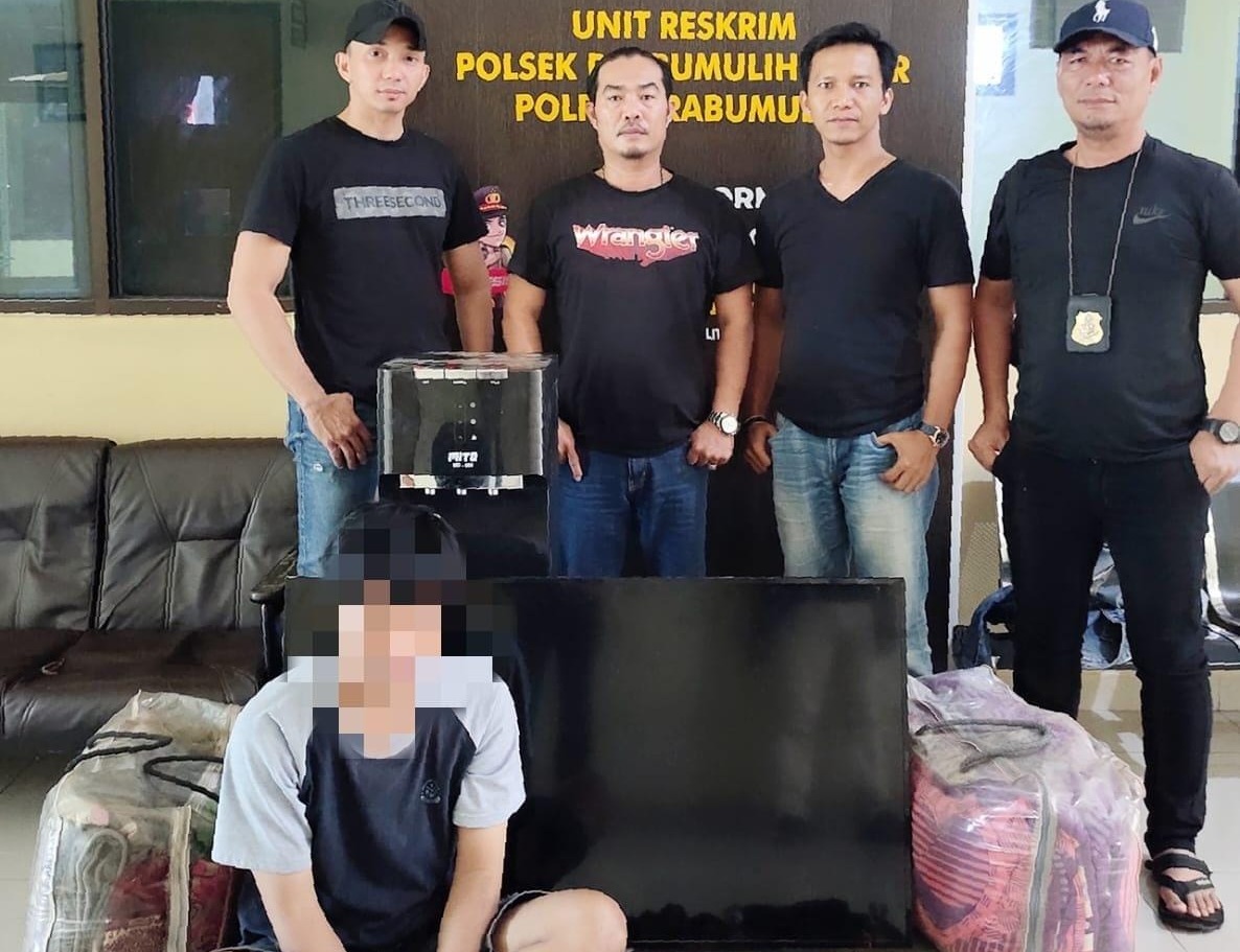 Asyik Nongki di Kafe Palembang, Pembobol Rumah PNS di Prabumulih Dijemput Polisi