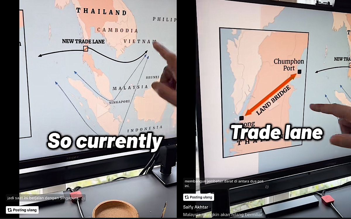 Thailand Buat Jalan Pintas Pelayaran Memotong Pulau, Singapura-Malaysia Bakal Kehilangan Banyak Uang