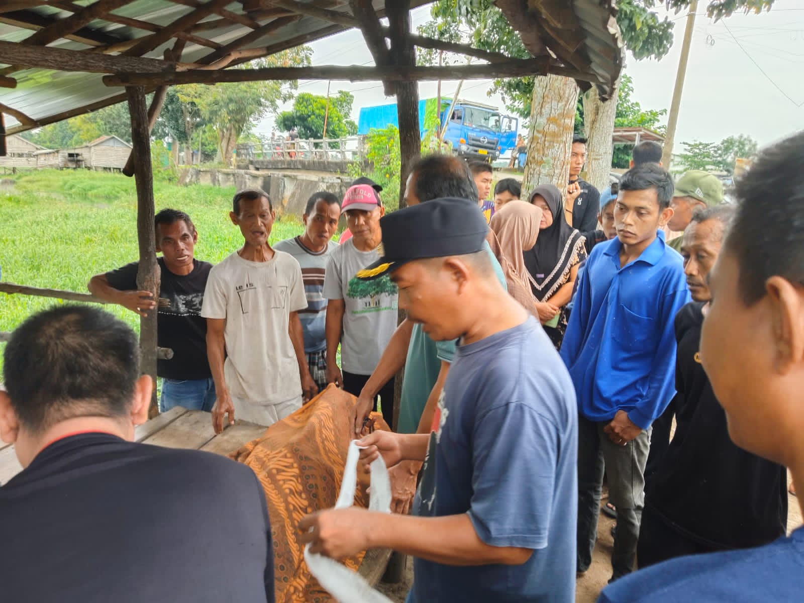 Penemuan Pria Tergeletak di Pondokan Desa Seribandung Tanjung Batu Ogan Ilir, Polisi Ungkap Dugaan Kematian