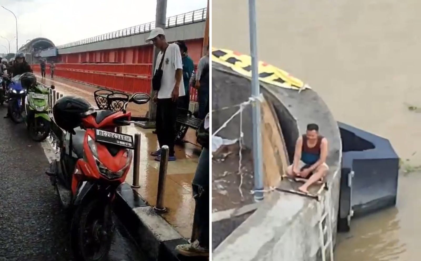 Tinggalkan Sepeda Motornya, Seorang Pria Melompat dari Jembatan Ampera Palembang, Begini Klarifikasi Keluarga