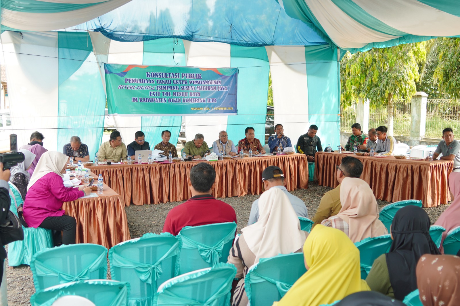 Exit Tol Mataram Jaya OKI Siap Penlok, Warga Kompak Setuju