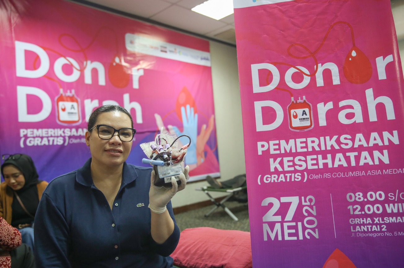 XLSMART Gelar Donor Darah Rutin untuk Bantu Anak Penderita Kanker di Medan