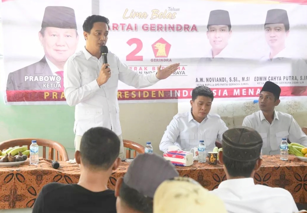SK Dukungan ke Panca-Ardani Sudah Diserahkan, Partai Gerindra Ogan Ilir Siap Tancap Gas Bergerak dari Desa