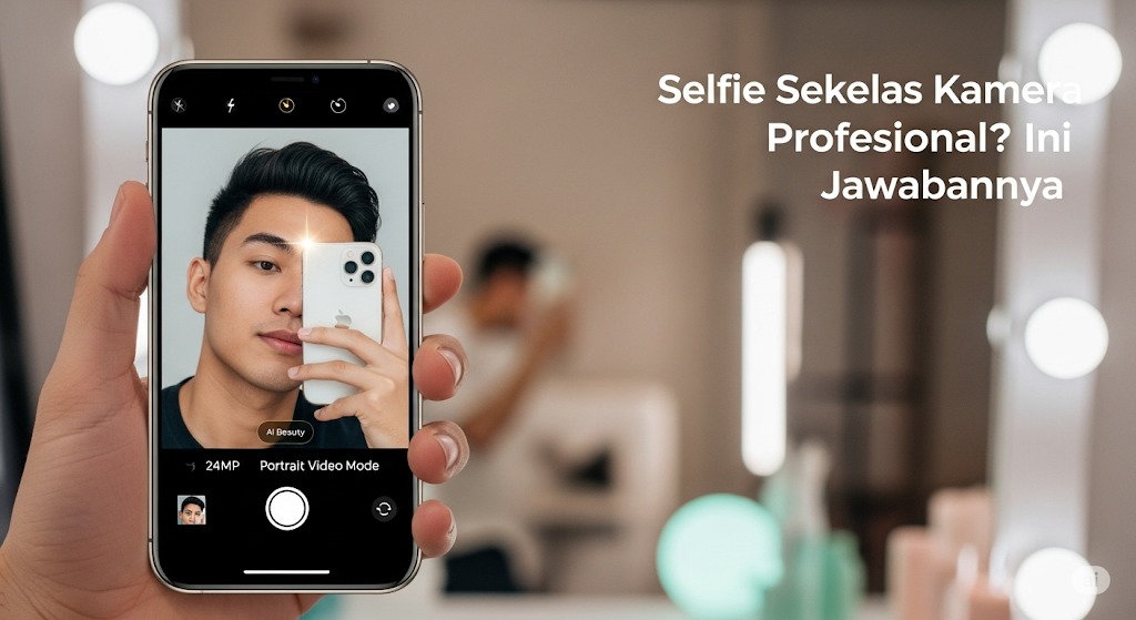 iPhone 17 Punya Kamera Depan 24MP dan AI Beauty Filter, Selfie Jadi Setara Kamera DSLR!