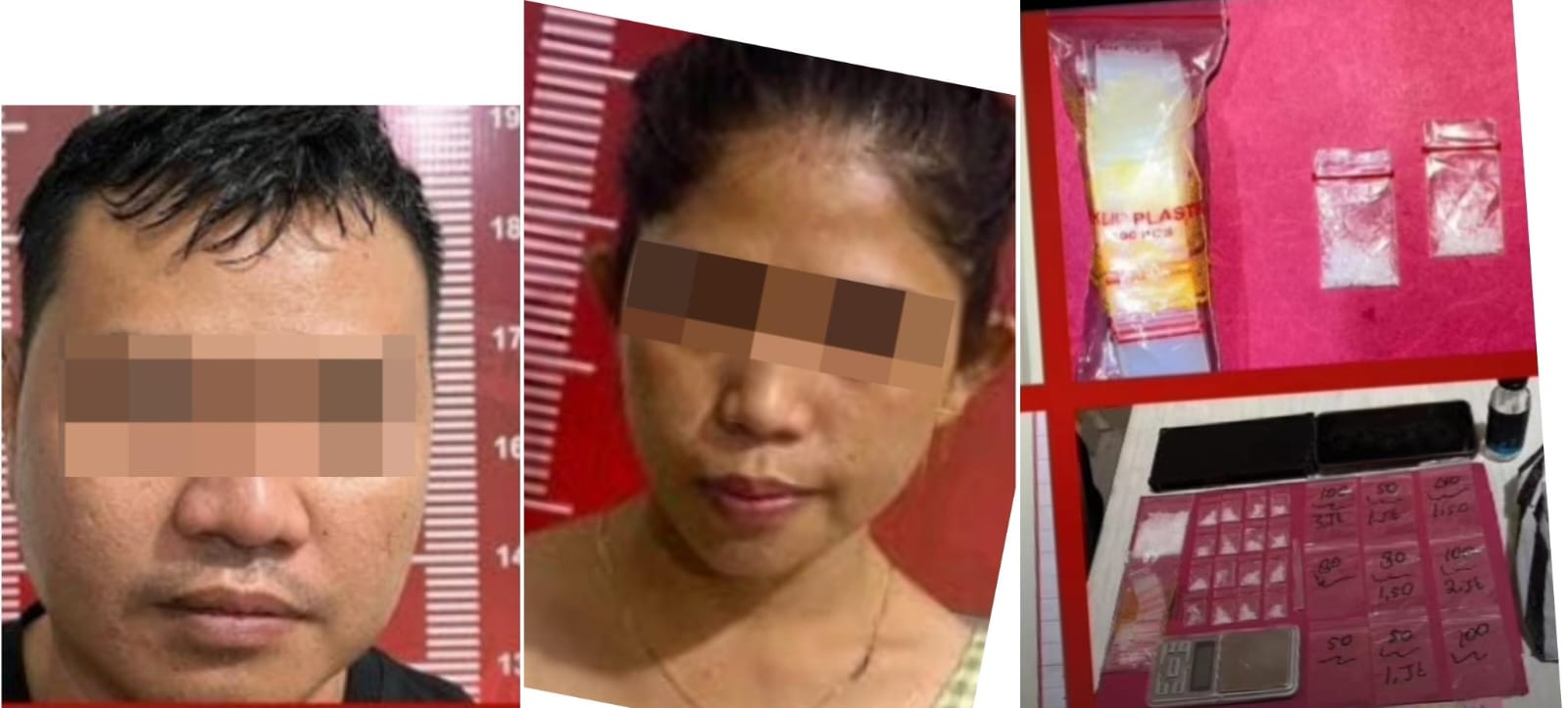 Edarkan Narkoba, Oknum Polisi di Muratara Digerebek Bersama IRT, Barang Buktinya Lumayan!