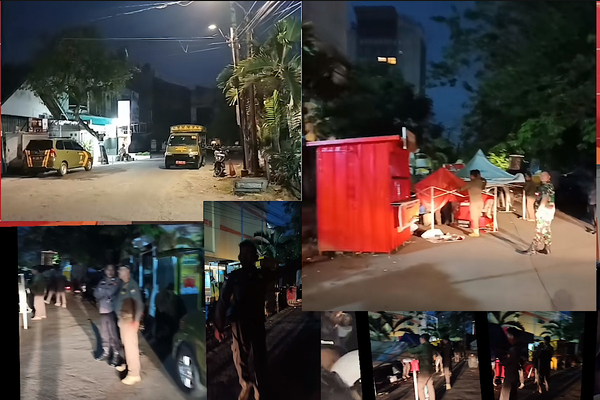 Pagi Ini Lapak Pedagang Disamping Mall Palembang Square Dibongkar, Netizen Harap Parkiran Juga Ditertibkan