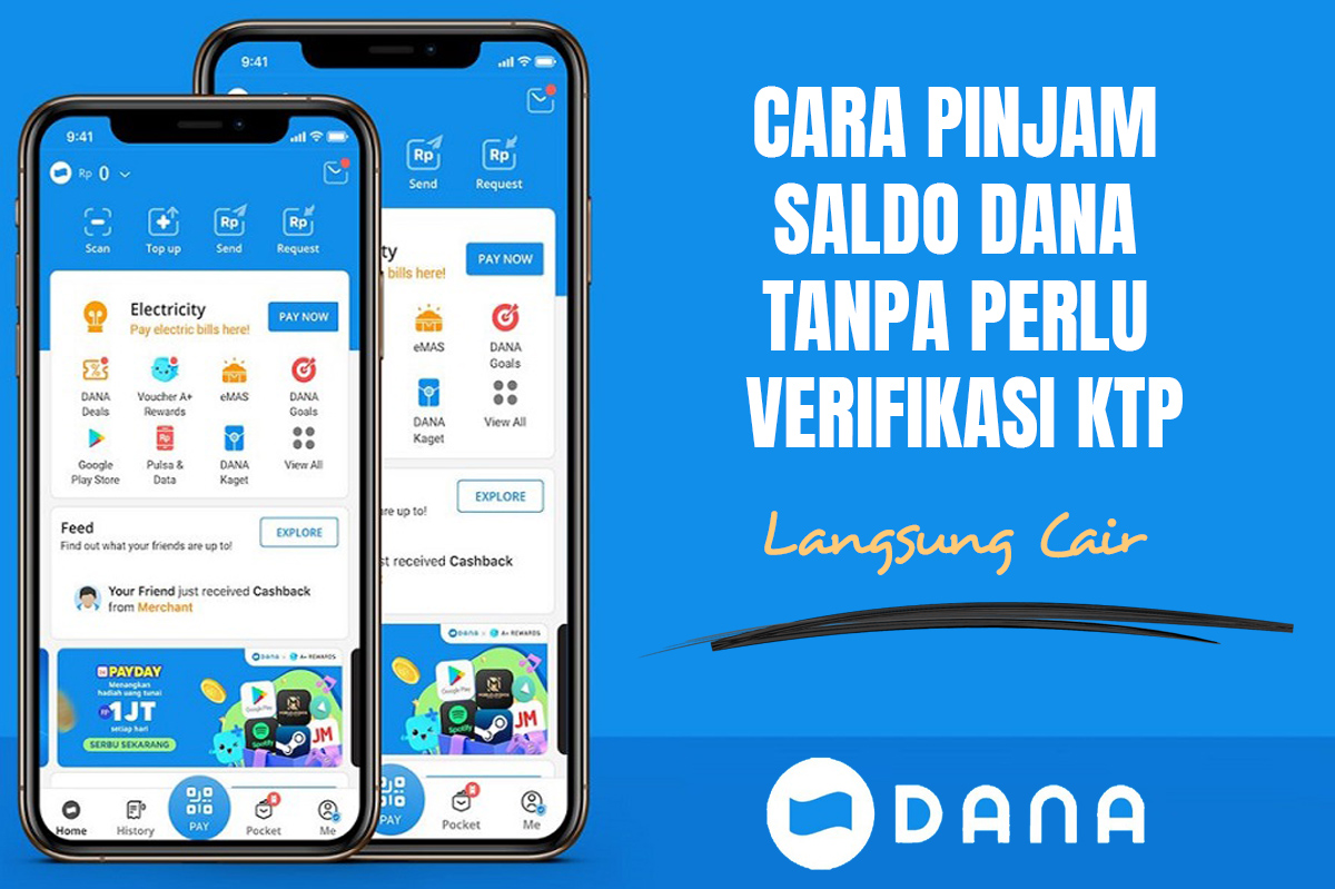 TERBARU! Cara Pinjam Saldo DANA dengan Cepat Tanpa Perlu Verifikasi KTP