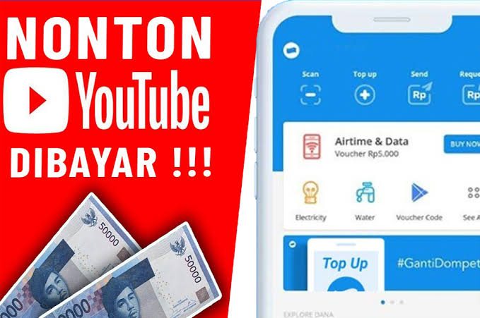 WAW! Nonton Youtube Dapat Saldo DANA Gratis Hingga Rp50 Ribu, Begini Caranya