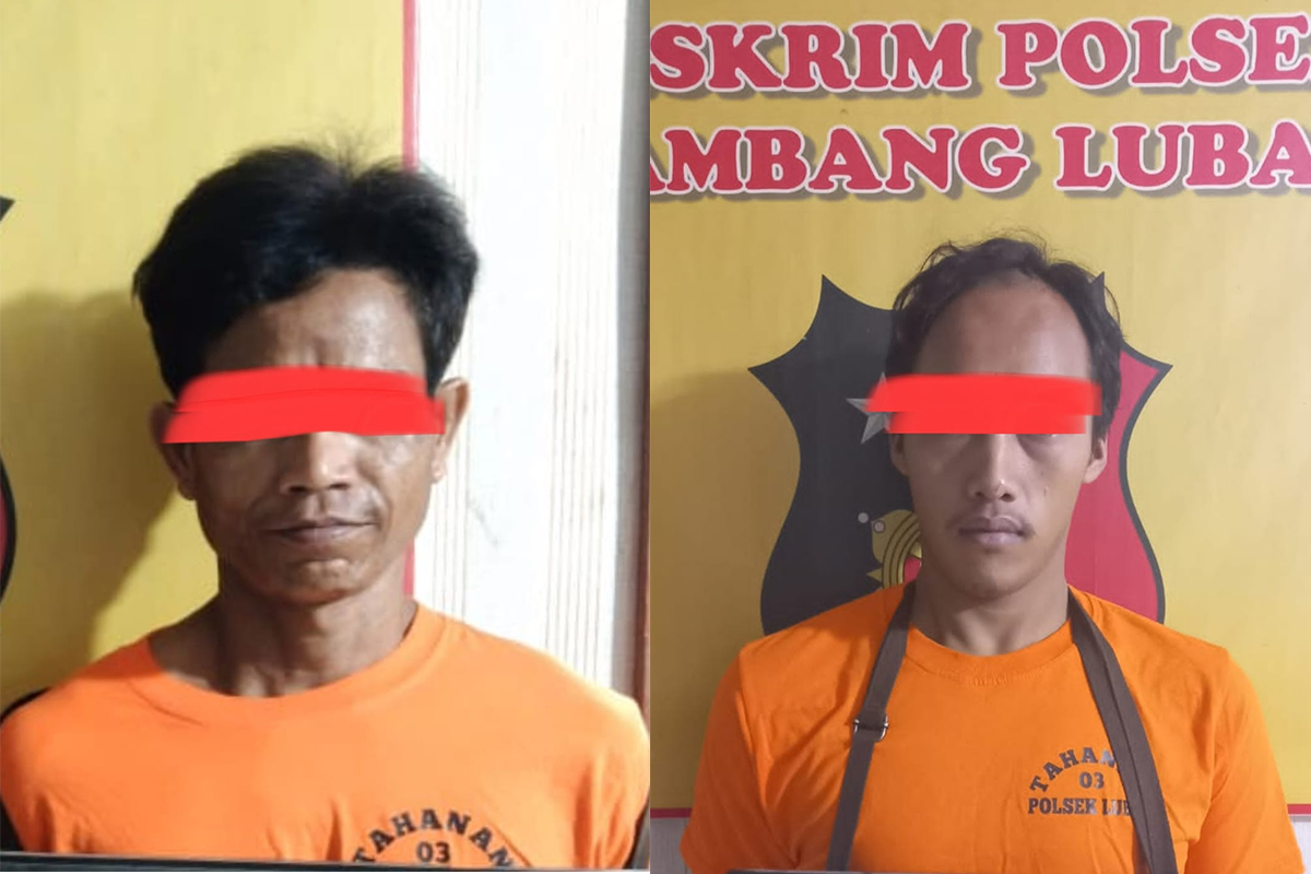 Team Elang Polsek Lubai Berhasil Bekuk Dua dari Tiga Pelaku Pencurian Sawit, Satu Pelaku Masih Buron