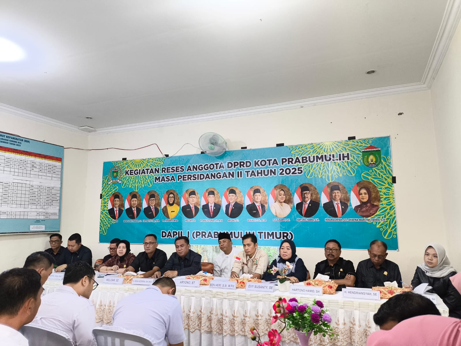 DPRD Kota Prabumulih Gelar Reses Serentak di Tiga Dapil, Warga Sampaikan Aspirasi Infrastruktur