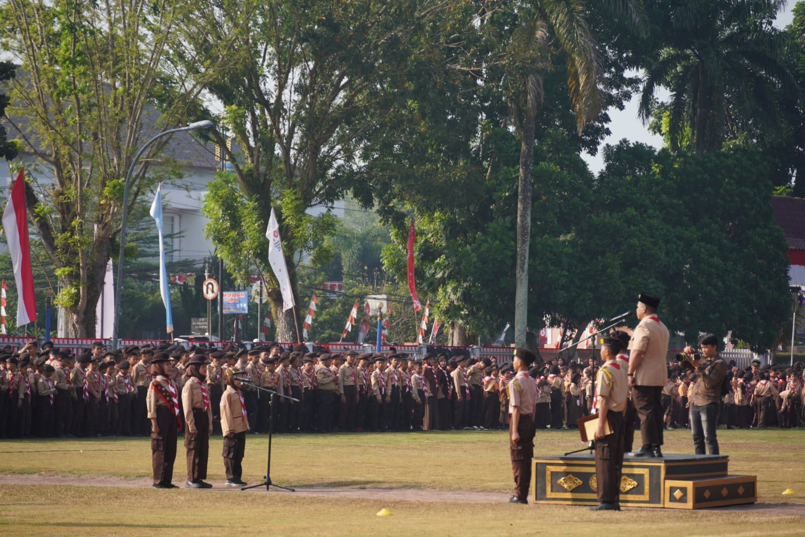 Pramuka OKI Didorong Jadi Kader Pemimpin dan Pelopor Pencegahan Karhutla