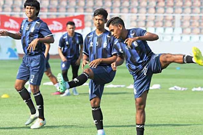 Fisik Pemain Drop, Sriwijaya FC Latihan Perdana di Bumi Sriwjaya Bersama 26 Pemain, 13 Diantaranya Masih Trial