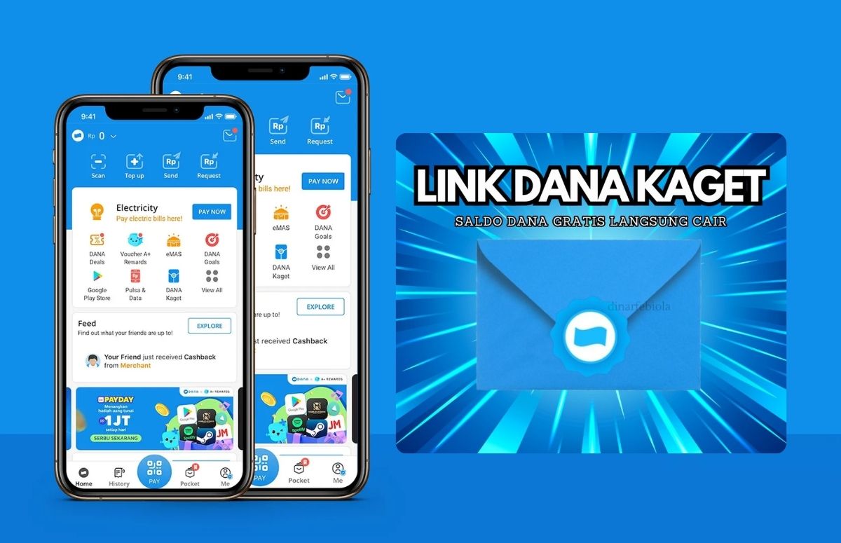 Kabar Gembira! Ada Saldo Gratis Rp212.000 Hari Ini dengan Klik Link DANA Kaget Sekarang
