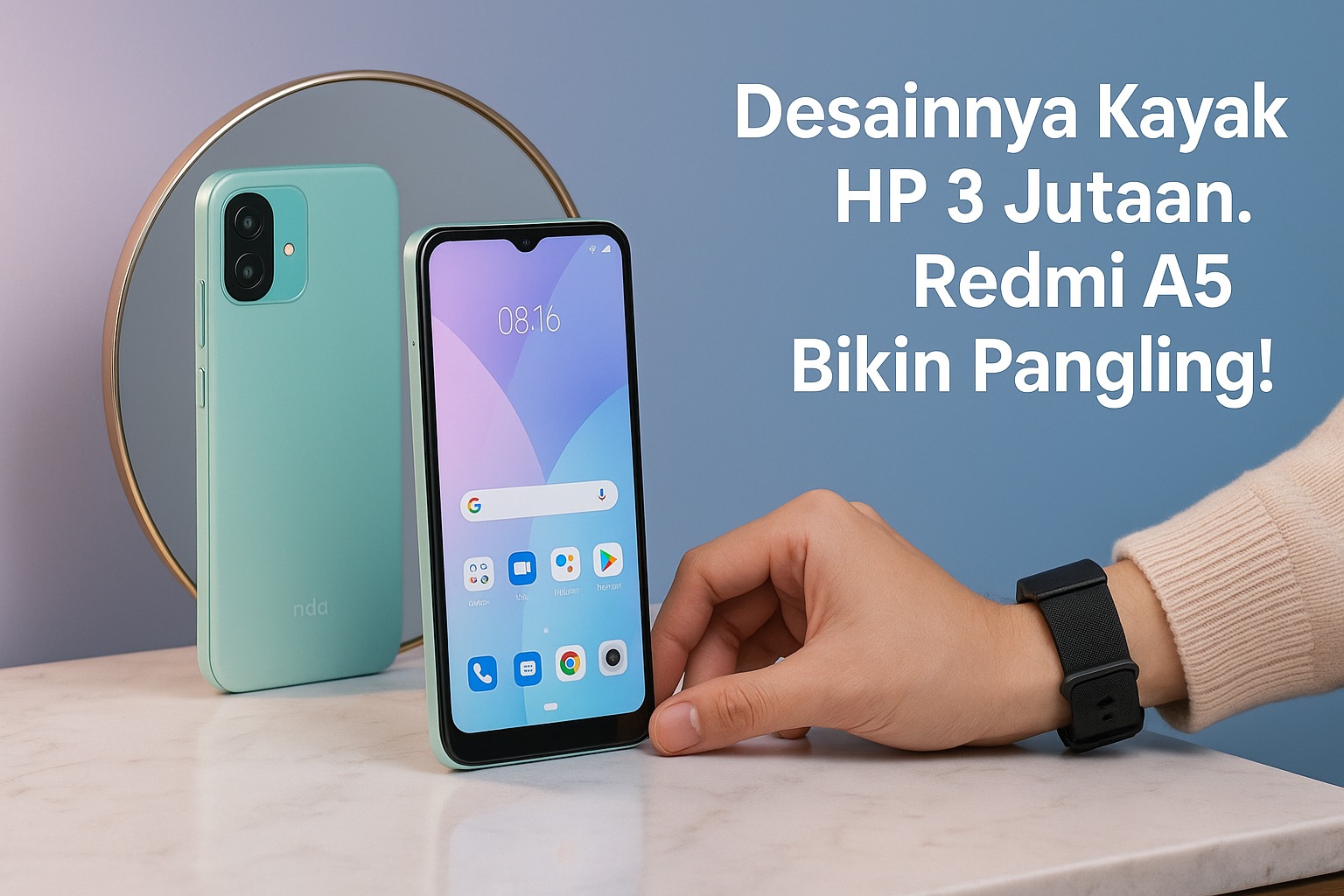 Desainnya Kayak HP Premium! Ini Tampilan HP Murah yang Bikin Kaget