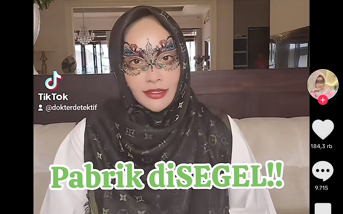 Dokter Detektif Dapat Kabar BPOM Segel Pabrik Mafia Besar Skincare di Indonesia