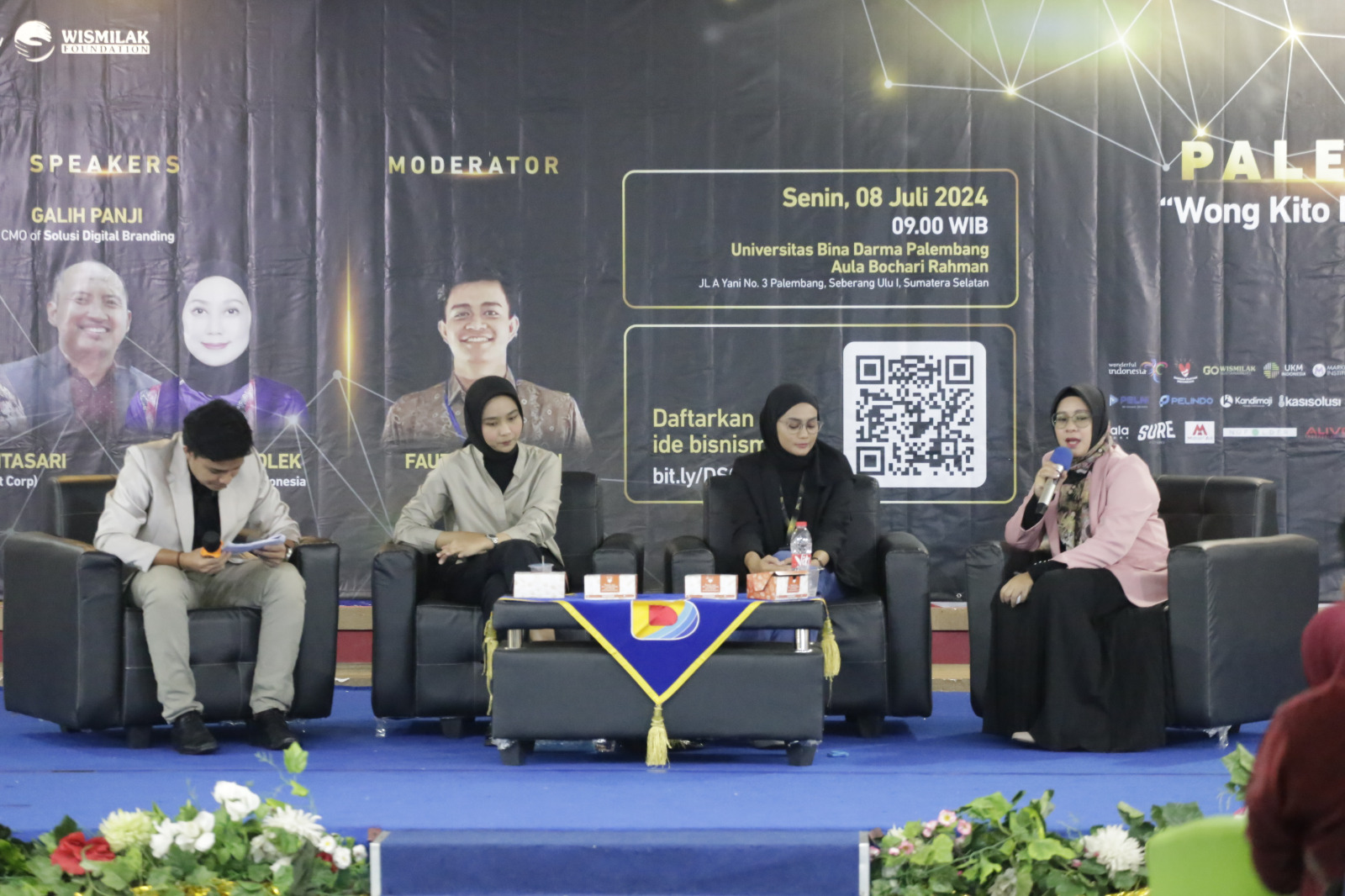 Dorong Pengembangan Bisnis Lokal, DSC Gelar City Roadshow Palembang di Universitas Bina Darma Palembang