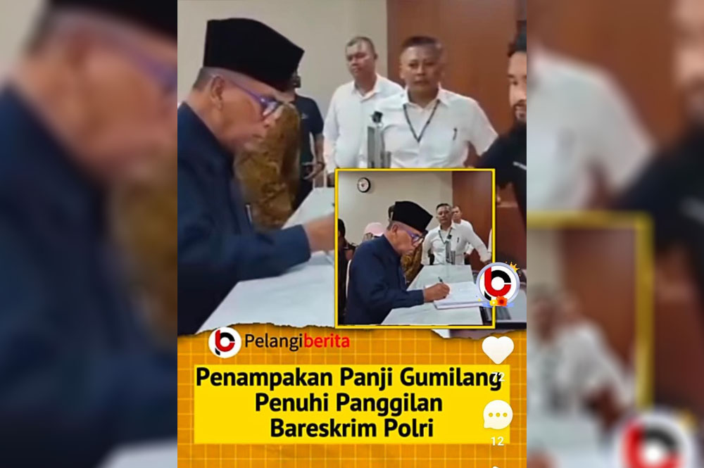 Hadiri Panggilan Penyidik Bareskrim Polri, Panji Gumilang Memilih Bungkam Seribu Bahasa