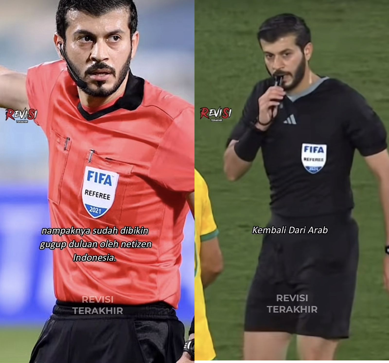 Lagi-lagi Wasit Timur Tengah Pimpin Laga Timnas Indonesia Kali Ini Saat Menghadapi China, Netizen Siap Kawal!