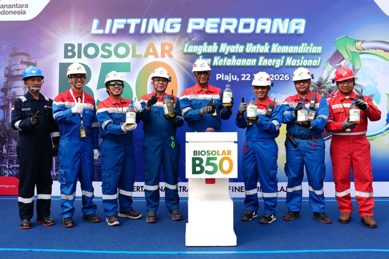 Kilang Plaju Resmi Luncurkan Biosolar B50 Untuk Dukung Energi Nasional