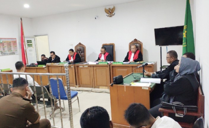 Didakwa Korupsi Dana Hibah Rp913 Juta, Eks Kadis dan Kabid Dispora OKUS Kompak Ajukan Eksepsi