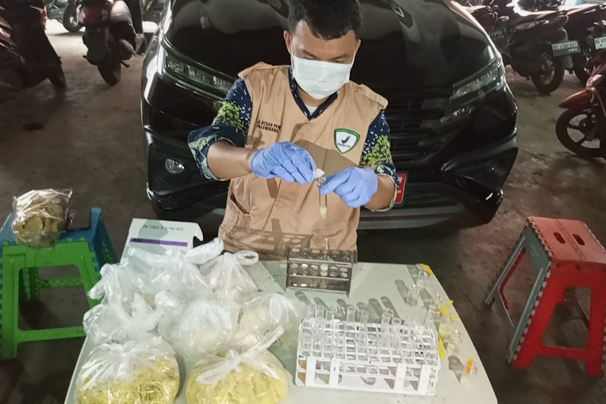 Mendadak, BBPOM Palembang Sidak di Pasar Inpres Muara Enim, Hasilnya Ditemukan ‘Pengawet Mayat’