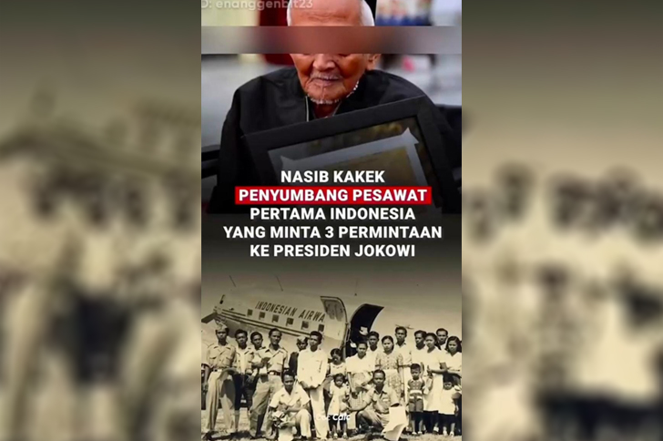 Wajib Tahu! Inilah Sosok Kakek Penyumbang Pesawat Pertama untuk Indonesia Pasca Kemerdekaan RI