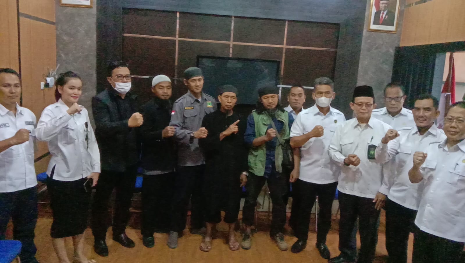 Budiman Napiter asal Kabupaten Muara Enim Ucap Ikrar Setia kepada NKRI