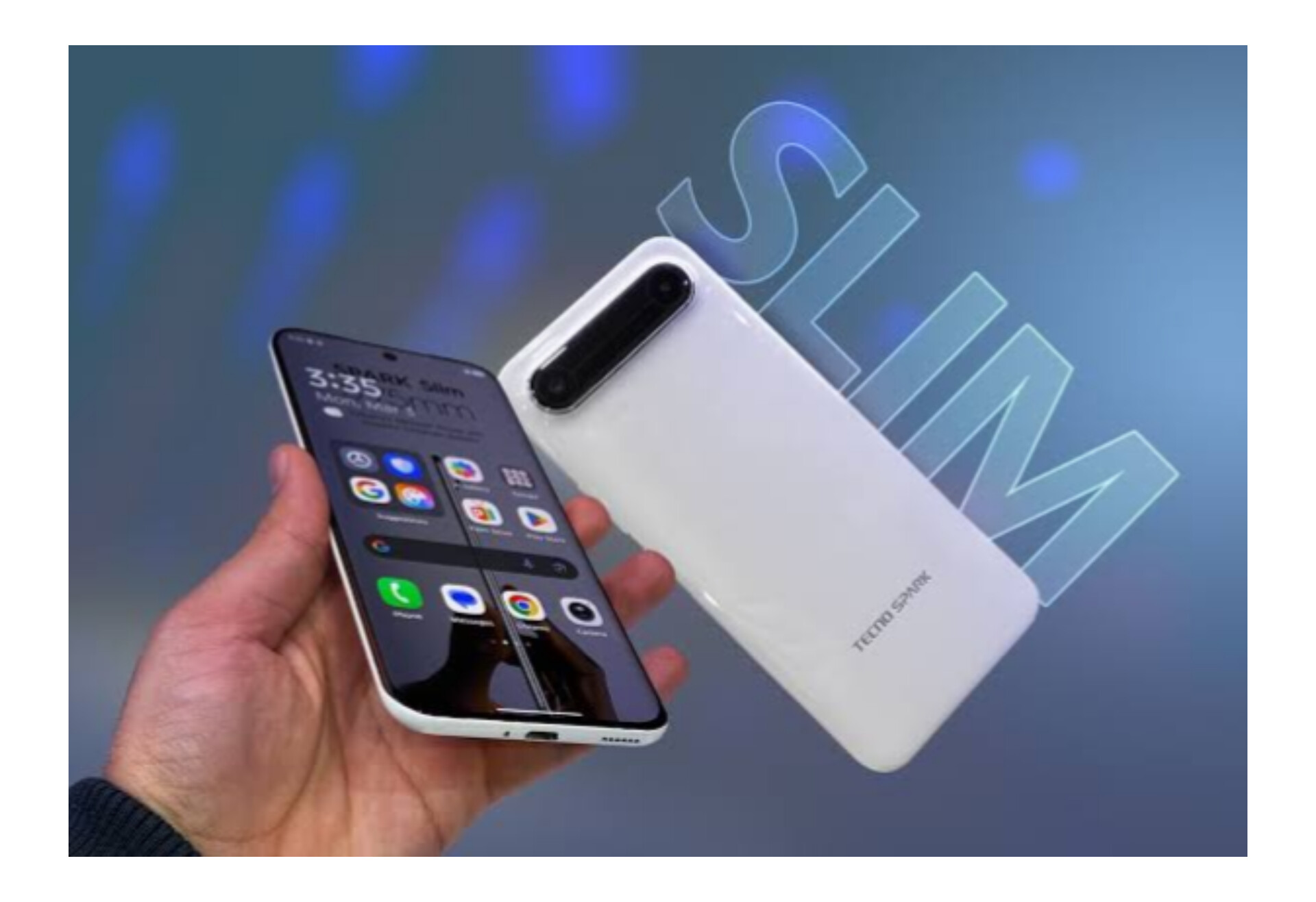 HP Minimalis Tecno Spark Slim dengan Konektivitas Lengkap dan Fitur Keamanan Canggih