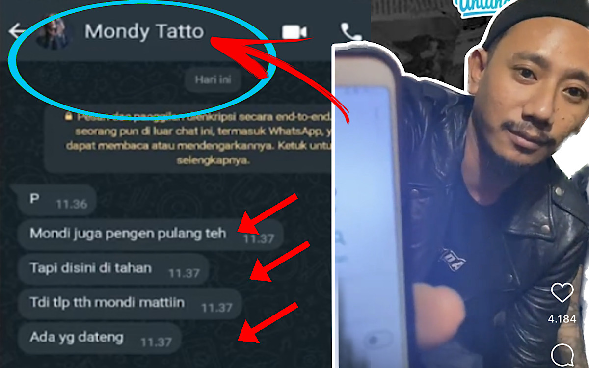 Caprice Terpojok! Mondy Tatto Ngadu ke Istri Ketua Punk Hidayah Ungkap Ditahan Tak Boleh Pulang ke Indonesia