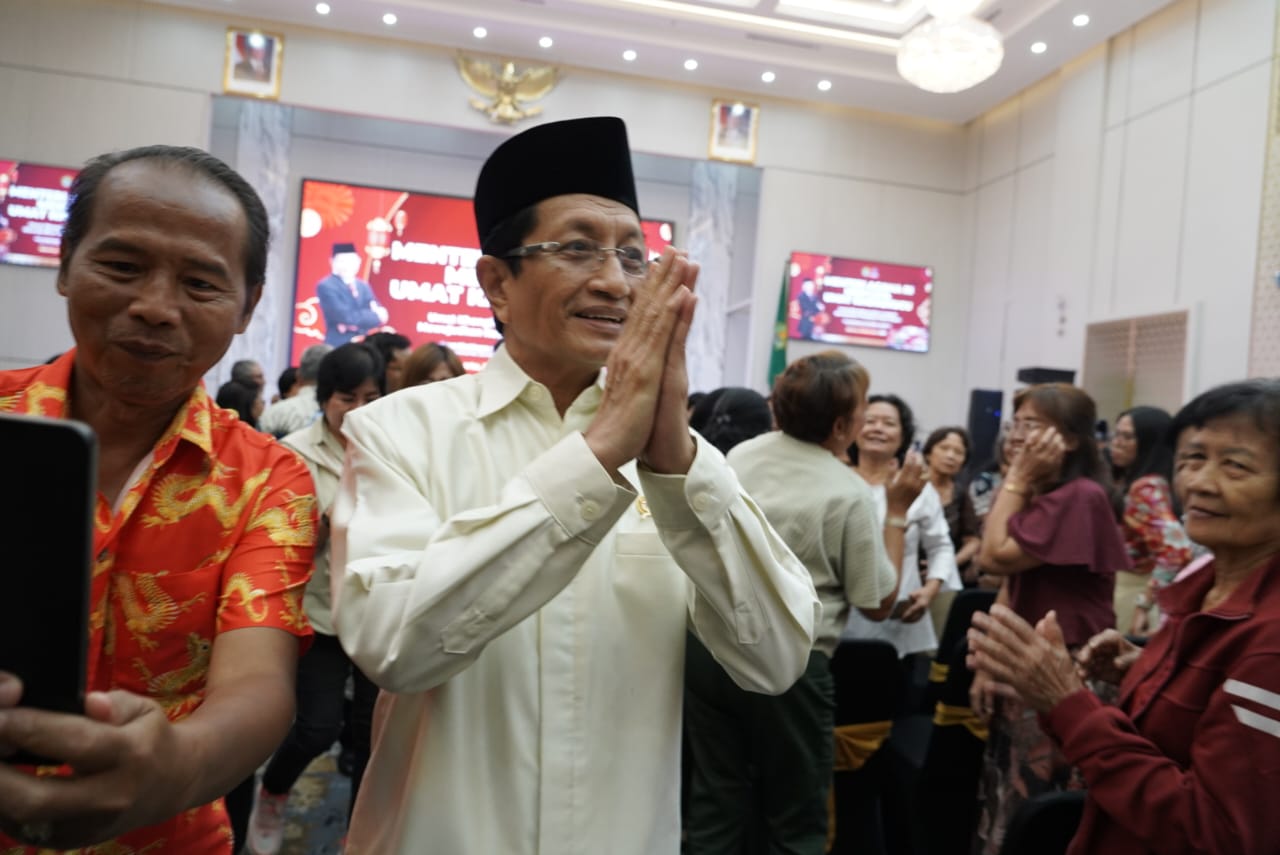 Sapa Ribuan Umat Konghucu, Menteri Agama Nasaruddin Umar Serukan Pesan Kebersamaan