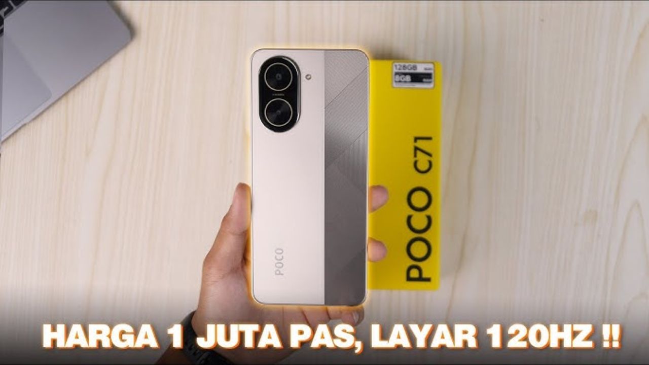 Poco C71 Pilihan HP RAM 8 GB Sejutaan dengan Performa Poworfull Cocok untuk Gaming Pemula!