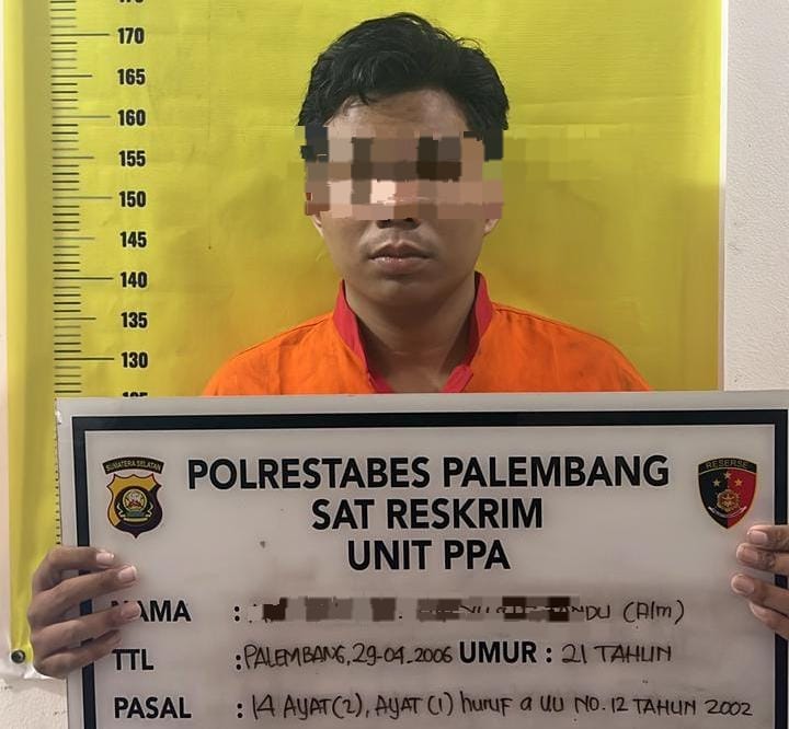 Sebar Konten Sensitif Mantan Pacar, Pemuda di Palembang Dibekuk