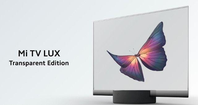 Xiaomi Mi TV LUX Transparent Edition, TV Pertama di Dunia dengan Panel OLED Transparan dan Prosesor  Canggih