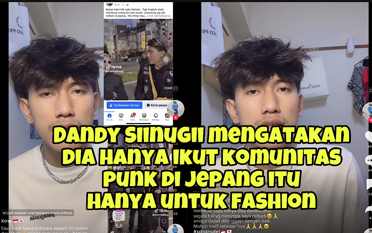 Dandy Ikut Komunitas Punk di Jepang Demi Fashion, Terkejut Dikaitkan Sama Gengster TKI Meresahkan di Osaka