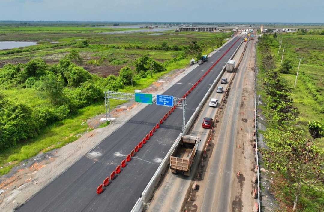 Puncak Arus Mudik Diprediksi H-3 Lebaran Kendaraan Melintas Tol Kayuagung Capai 20.966