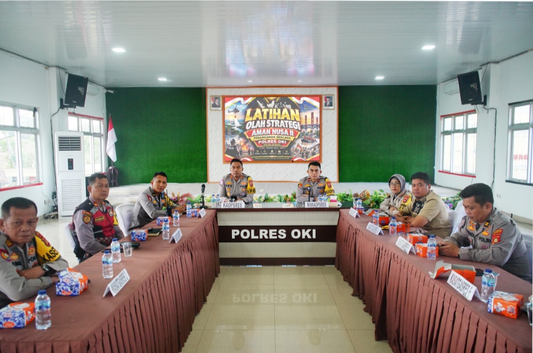 Latihan Aman Nusa II,  Polres OKI Perkuat Kesiapsiagaan Hadapi Beragam Bencana