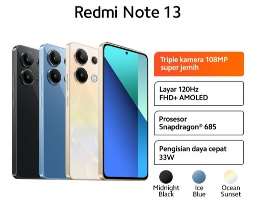 Xiaomi Redmi 13, HP Rp1Jutaan yang Sudah Mendukung Fitur NFC
