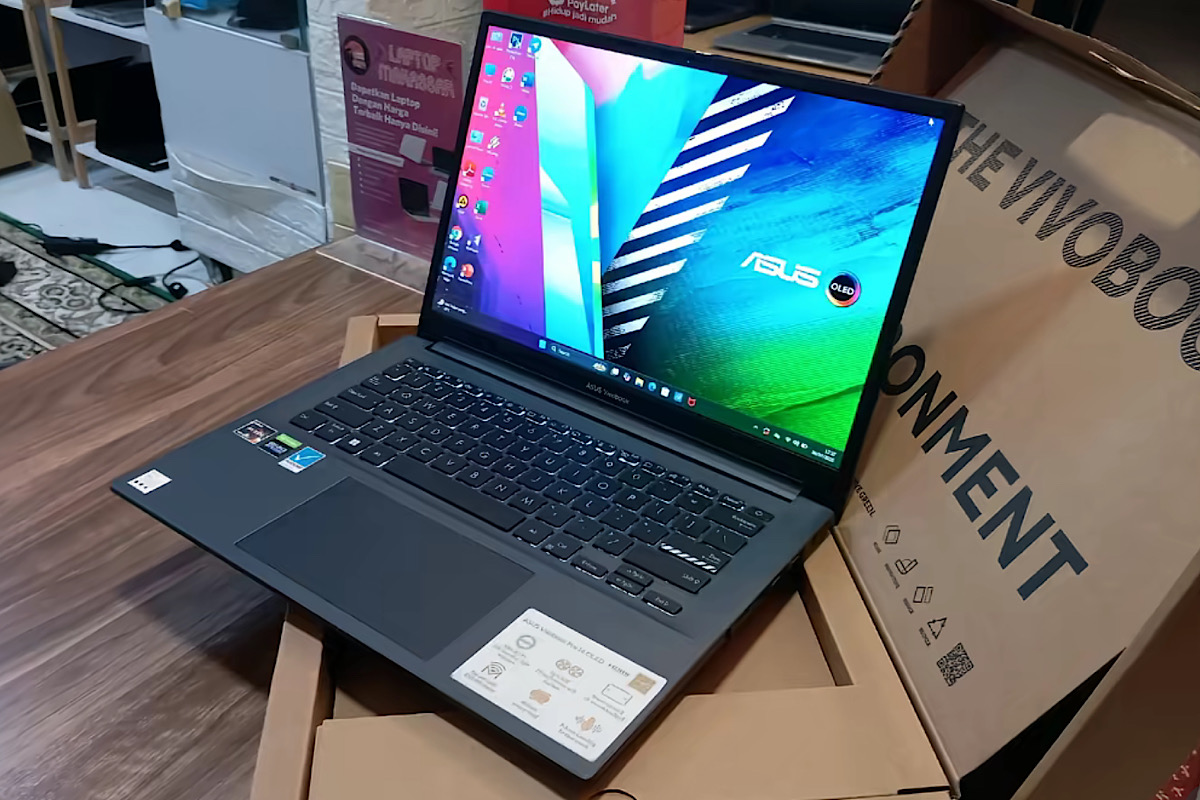 Laptop Stylish ASUS Vivobook 14 Punya Performa AI Ngebut, Ditenagai Intel Core Ultra 5 Performa 13 TOPS