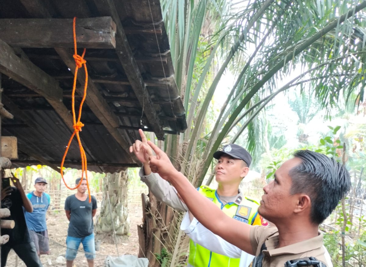 Sopir di Musi Rawas Ditemukan Gantung Diri di Belakang Kandang Sapi 