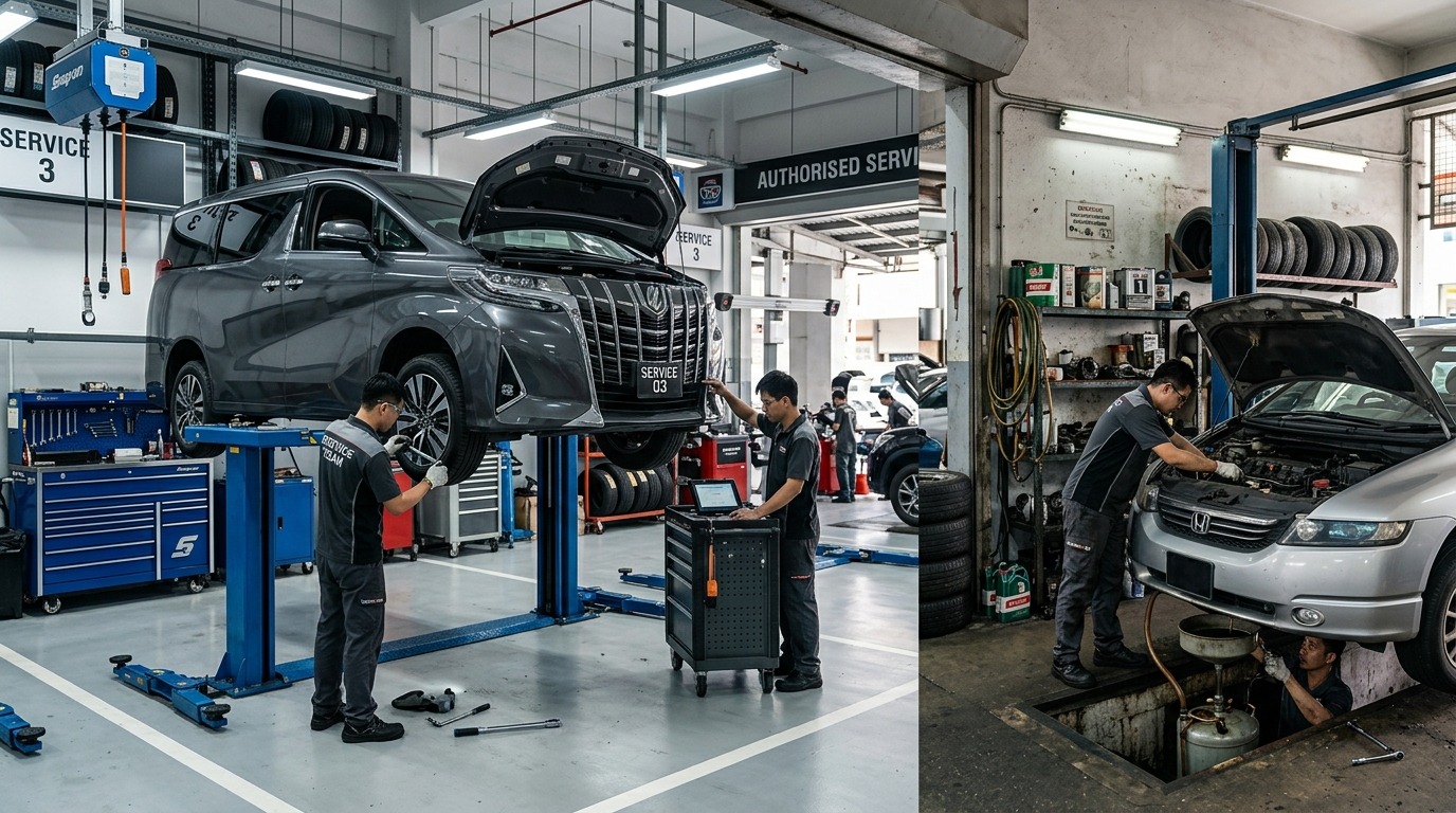 Biaya Servis Mobil MPV Naik Setelah Mudik 2026? Ini Perbandingan Bengkel Resmi vs Spesialis
