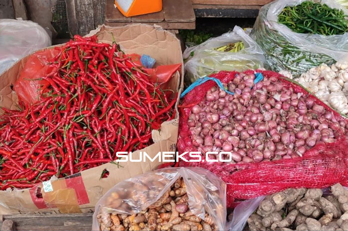 Harga Sembako-Sayur di Palembang Turun, Hanya Bawang Merah Naik 