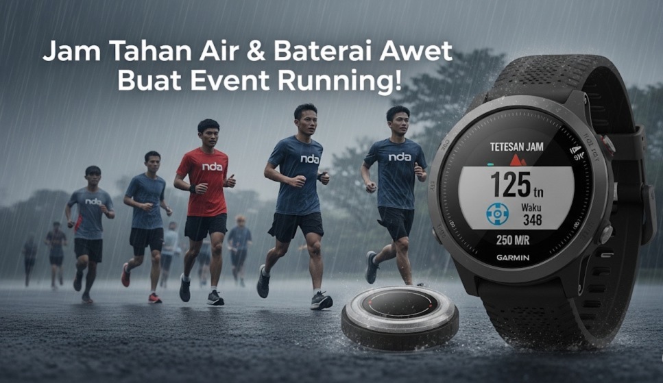 CEK! Jam Tangan Tahan Air dengan Baterai Ekstra Awet, Cocok untuk Running Outdoor