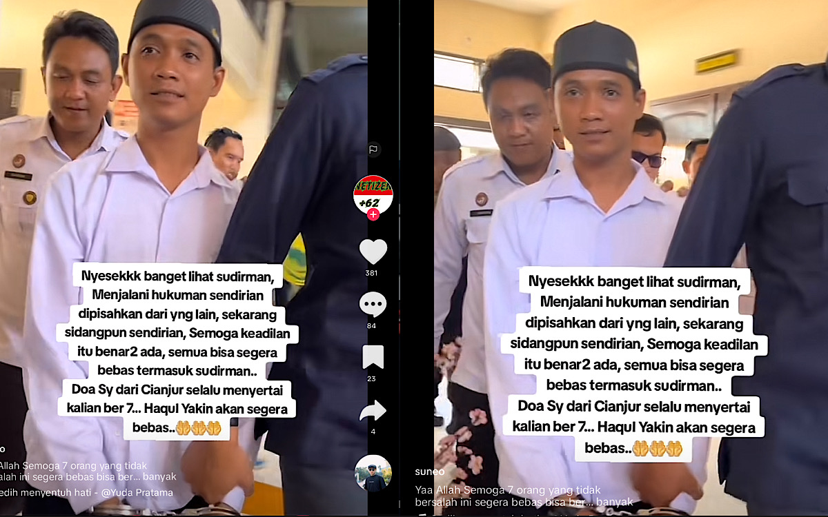 Mengharukan Kesaksian Sudirman Disidang PK, Disiksa Oknum Polisi Dikasih Makan Disebari Kayak Makanan Ayam 