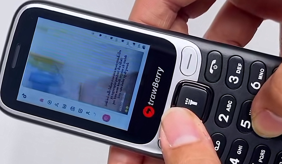 Unik, Handphone Baru Desain Jadul Bisa Buka TikTok & YouTube, Tapi Bukan Perangkat Android 